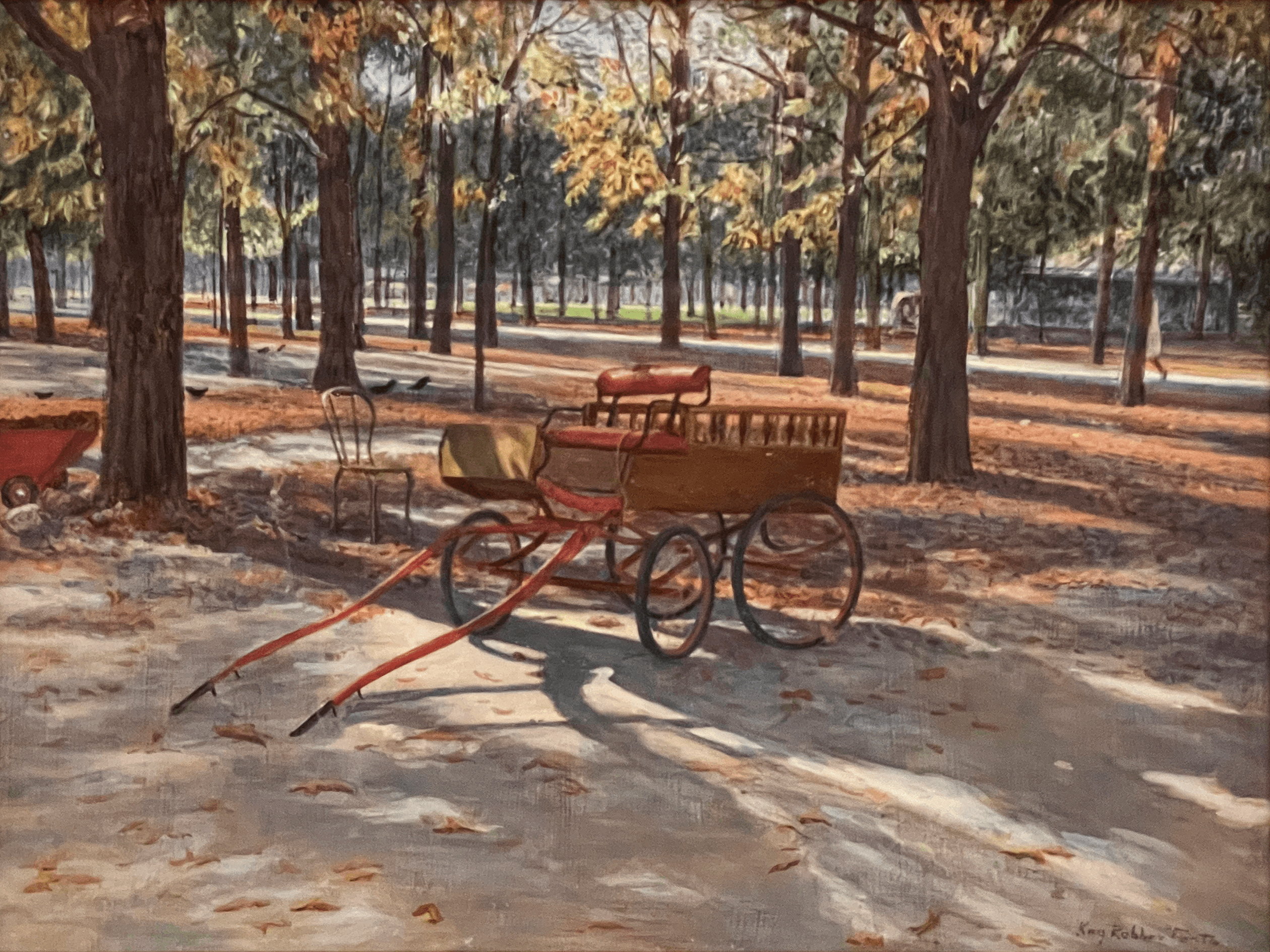 Cart in Park (Tuileries)