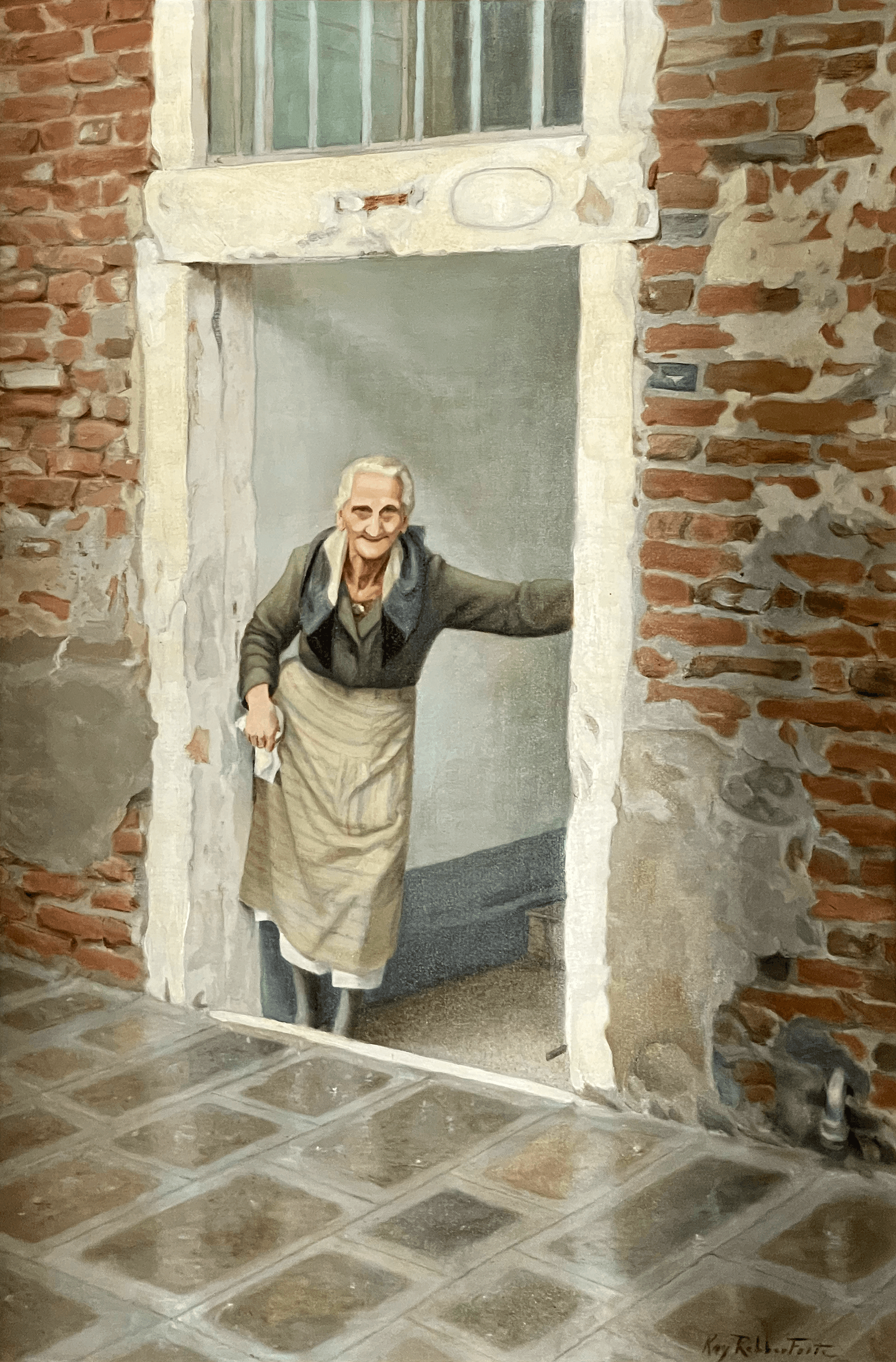 Old Woman in Doorway (Venice)